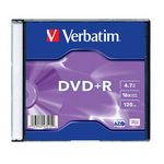 Диск DVD+R, 4.7Gb, 16х, Slim