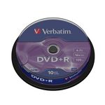 Диск DVD-R, 4.7Gb, 16х, Cake(10), Silver