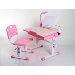 Парта детская Mealux BD-02 P + стул с набором аксессуаров