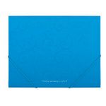 Папка пластиковая А5 на резинках, BAROCCO, голубая