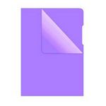 Папка-уголок А4, 180мкм, фиолетовая
