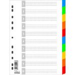 Индекс-разделитель цифровой А4,  цветной, с листом описи
